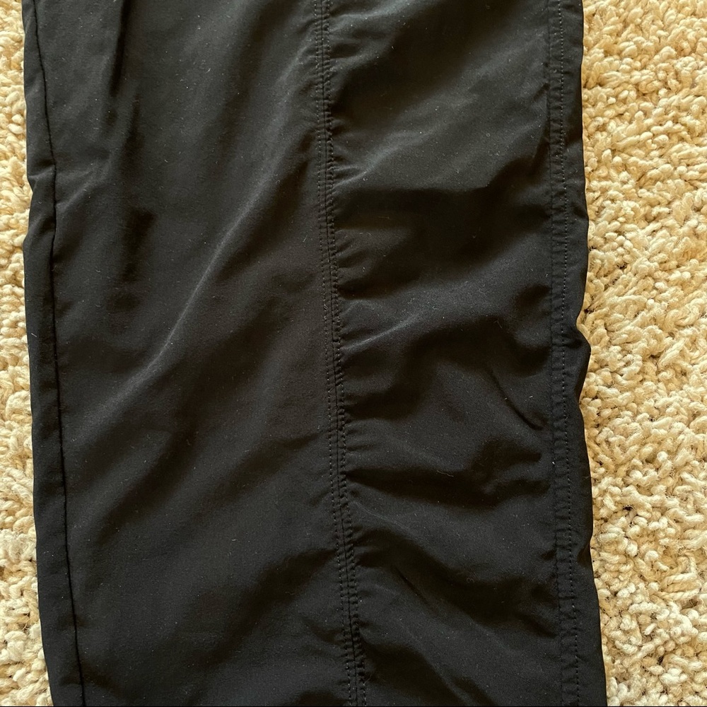 Zella Black Lounge Pants Ruched Size Medium - Picture 6 of 11